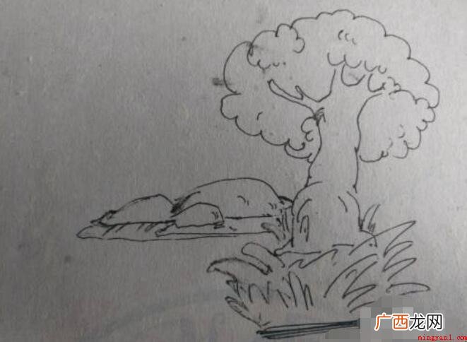春天的景色简笔画怎么画