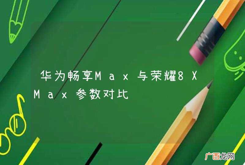 华为畅享Max与荣耀8XMax参数对比