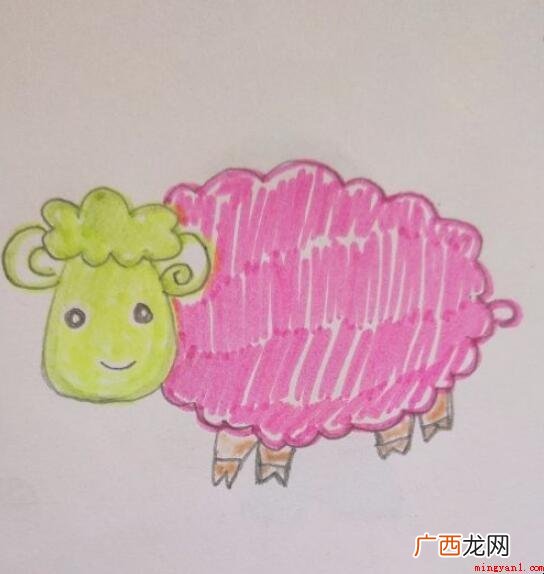 小绵羊简笔画怎么画