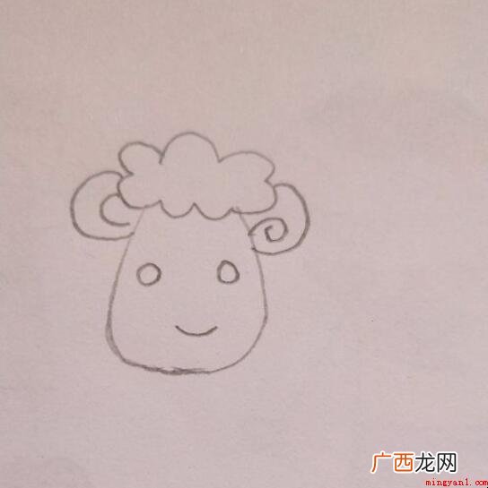 小绵羊简笔画怎么画