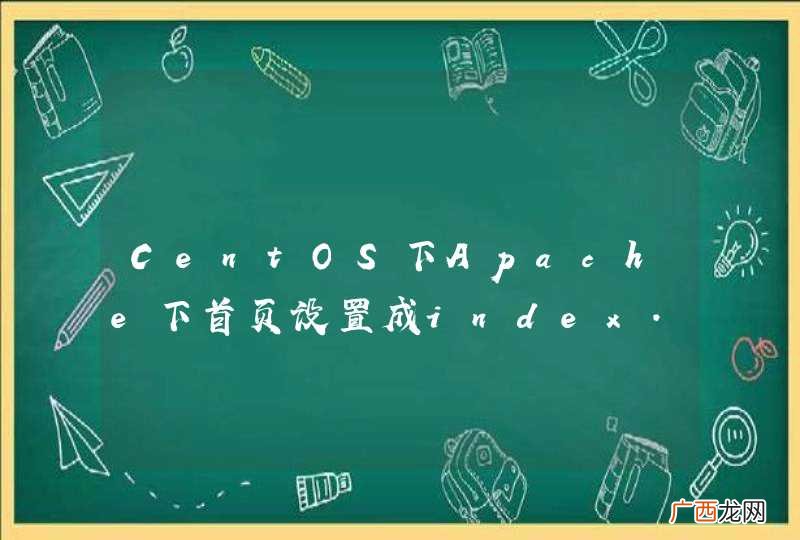 CentOS下Apache下首页设置成index.shtml的问题