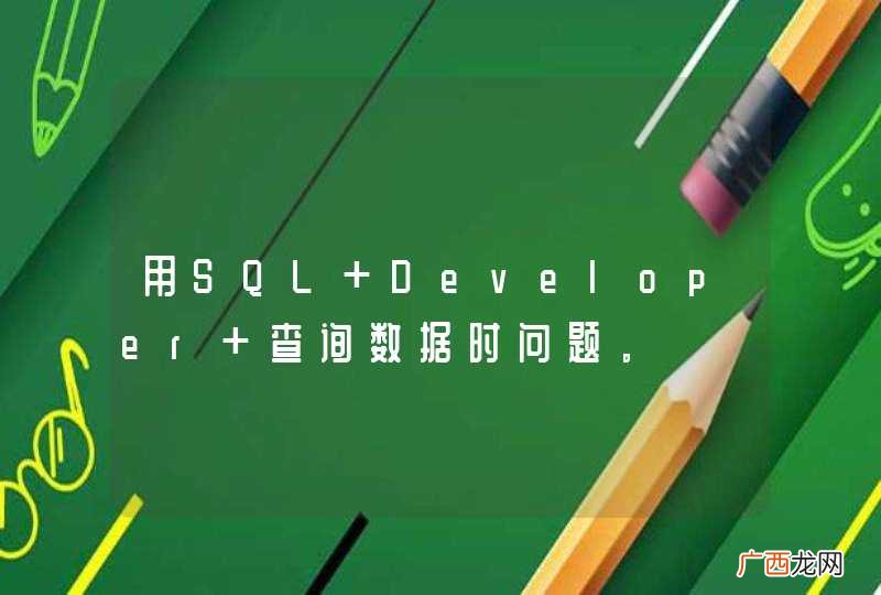 用SQL Developer 查询数据时问题。