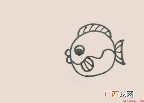 河豚怎么画