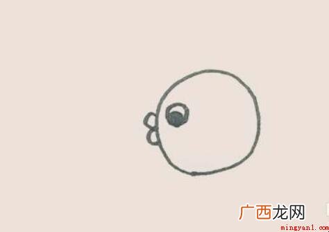 河豚怎么画