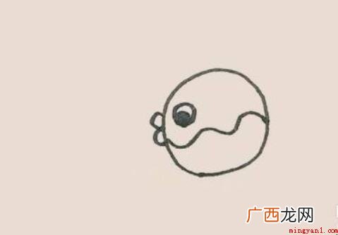 河豚怎么画