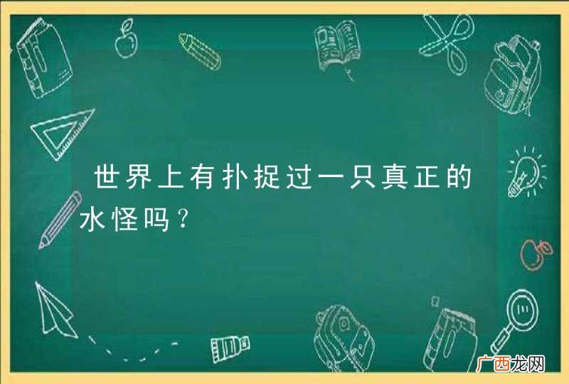 世界上有扑捉过一只真正的水怪吗？
