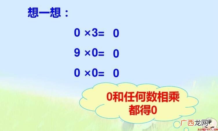 零乘任何数都得零对吗