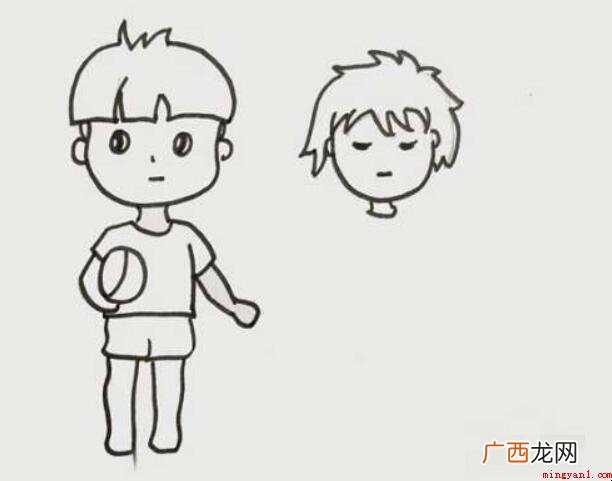 波妞和宗介简笔画怎么画