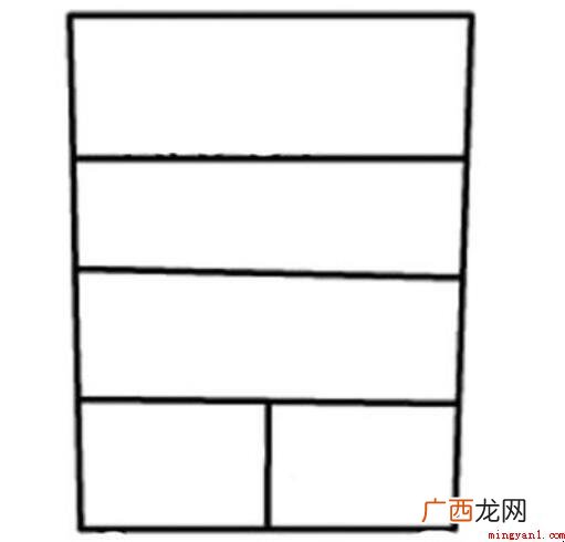 书柜简笔画怎么画