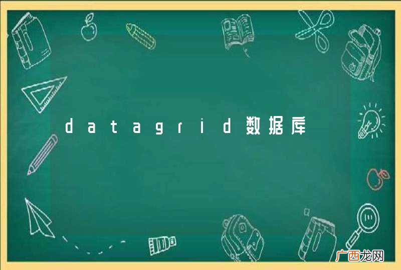 datagrid数据库