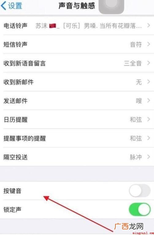 苹果手机键盘声音怎么设置大小声