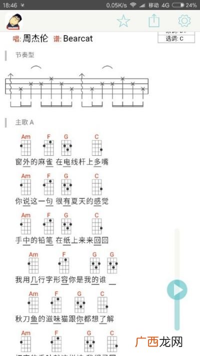 尤克里里新手入门曲谱怎么看,尤克里里六弦琴谱怎么看?