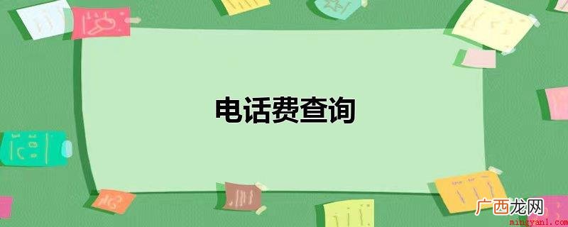 可以根据运营商的app开展查询 电话费查询