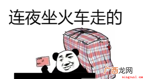 连夜走的买的站票是什么梗