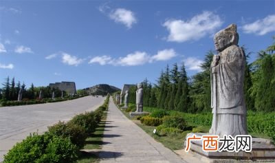 乾陵有哪些景点,乾陵六个景点顺序图？