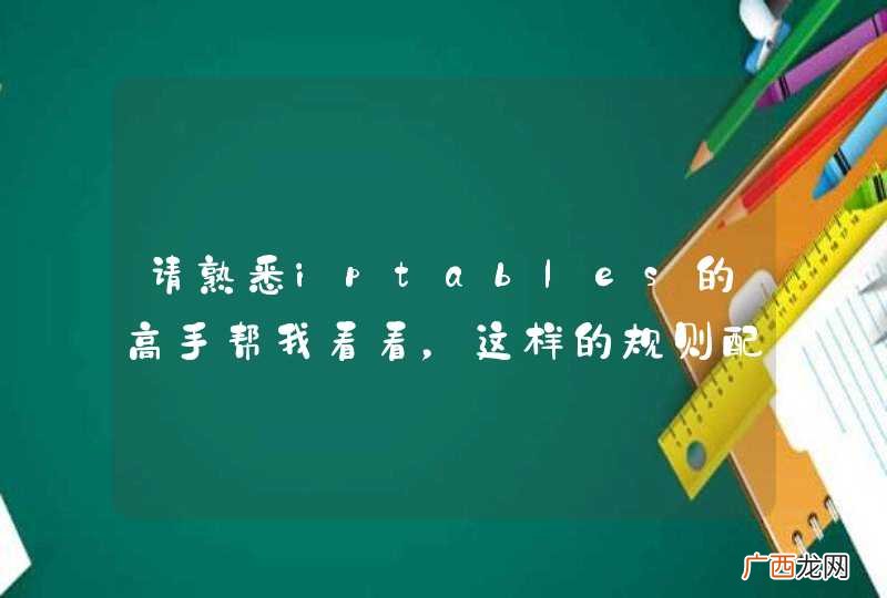 请熟悉iptables的高手帮我看看，这样的规则配置是不是存在什么安全遗漏？谢谢！