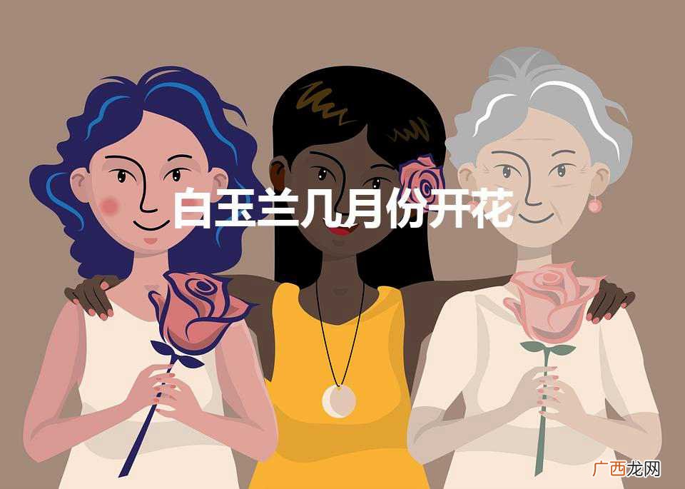 白玉兰几月份开花(兰花是什么季节开的)