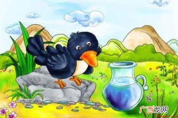 怎么画一张简易的乌鸦喝水的简笔画 怎么画乌鸦喝水的简笔画