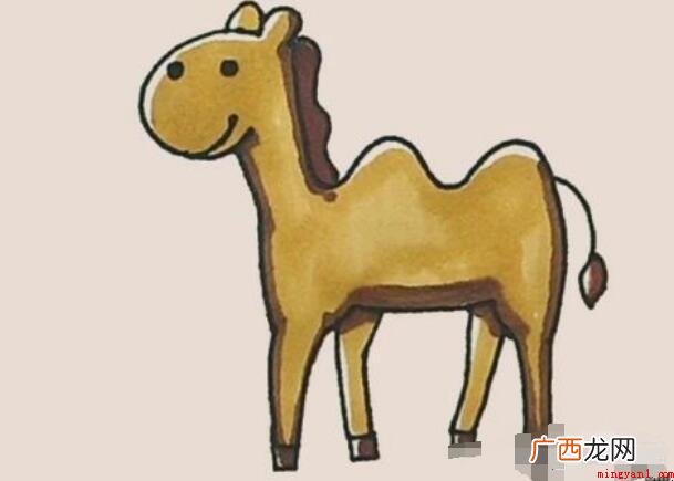 骆驼简笔画怎么画