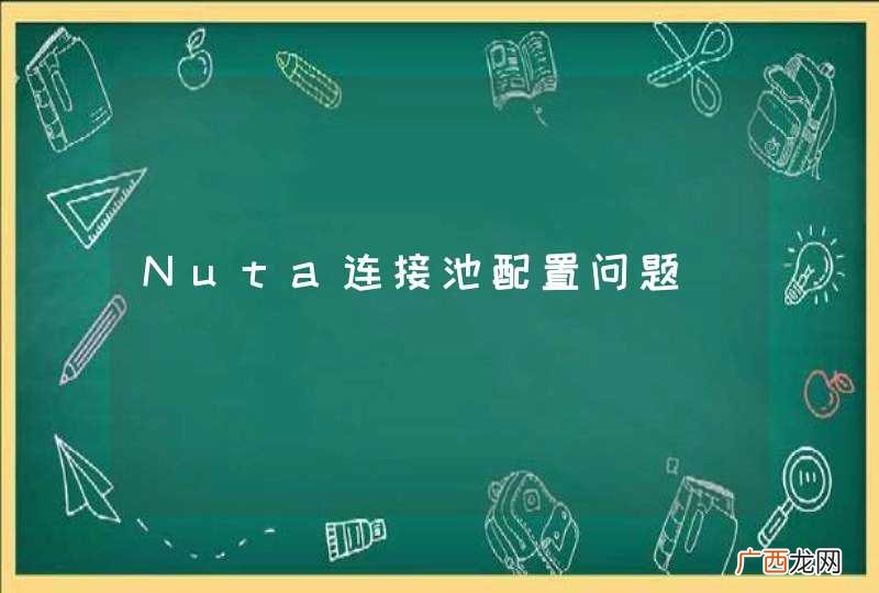 Nuta连接池配置问题