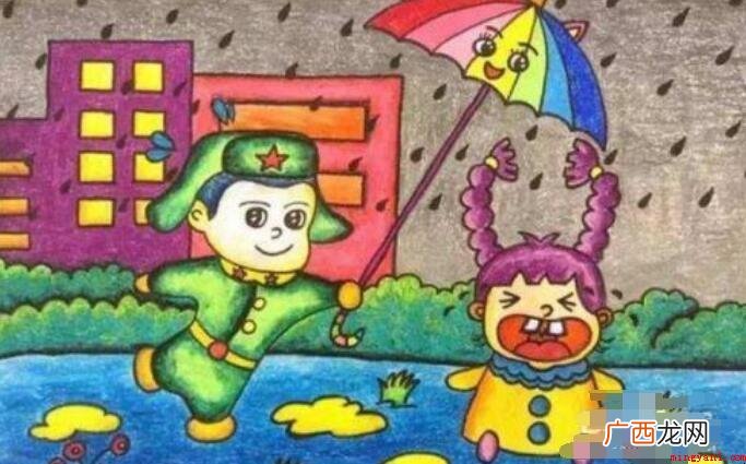 学雷锋的儿童画怎样画