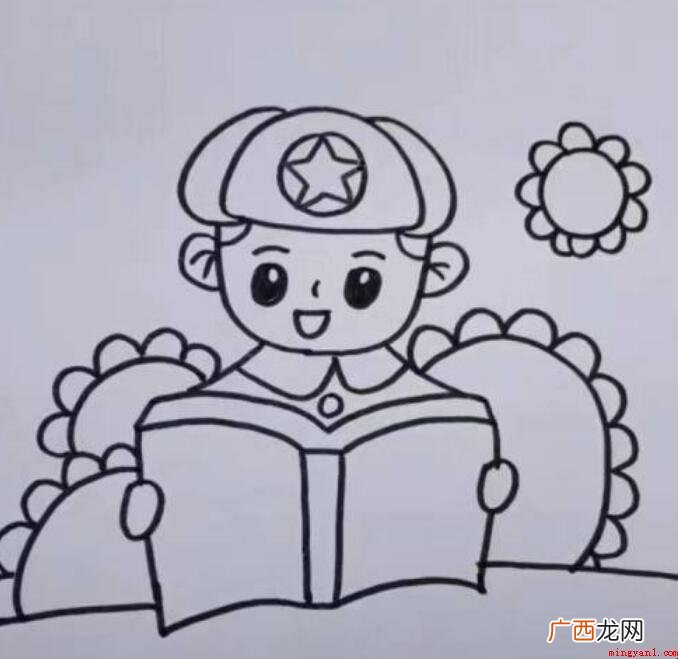 学习雷锋的主题画怎么画