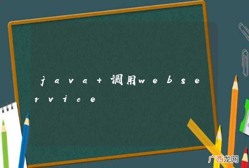 java 调用webservice