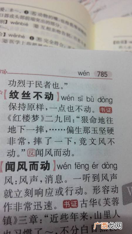 纹丝不动的反义词是什么,纹丝不动是什么意思？