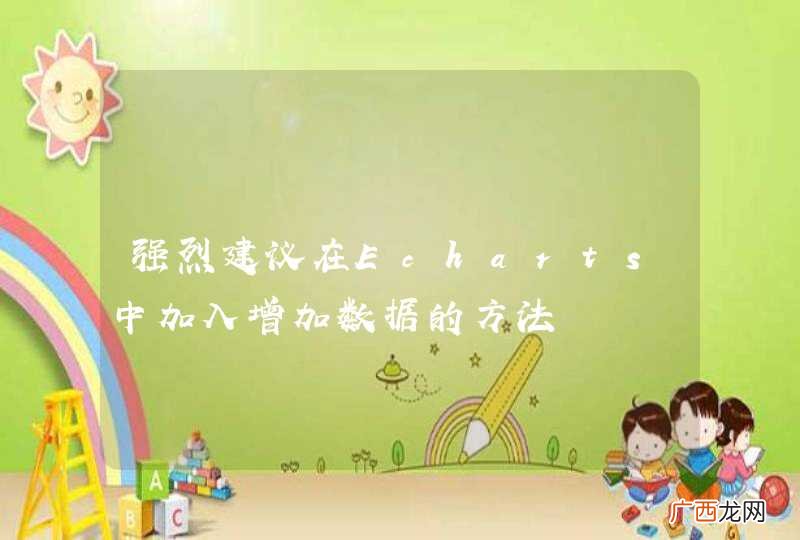 强烈建议在Echarts中加入增加数据的方法