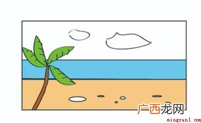 海边简笔画怎么画呢?_育儿频道 海边简笔画怎么画