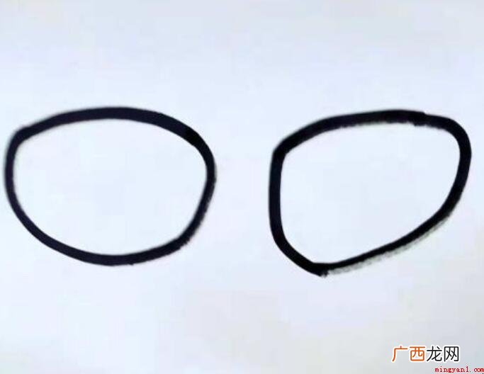眼镜的简笔画怎么画