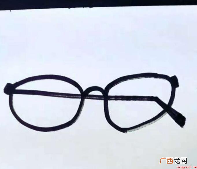 眼镜的简笔画怎么画