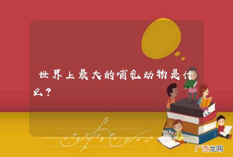 世界上最大的哺乳动物是什么？