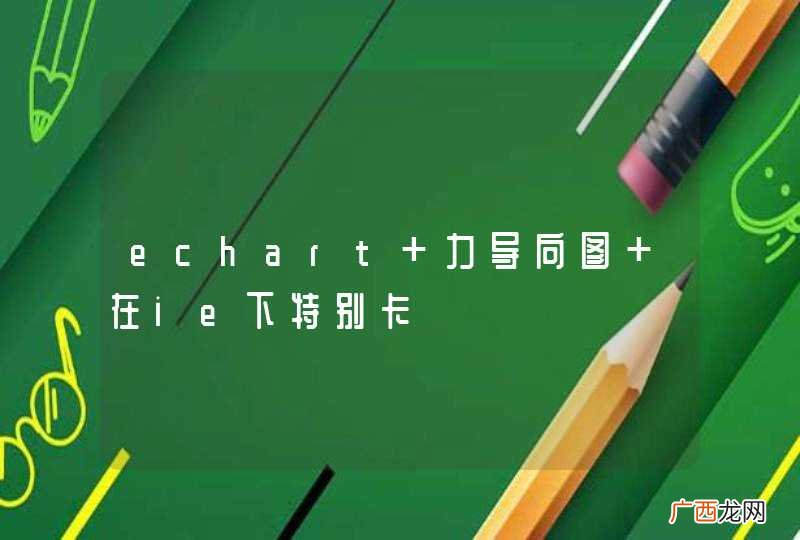 echart 力导向图 在ie下特别卡
