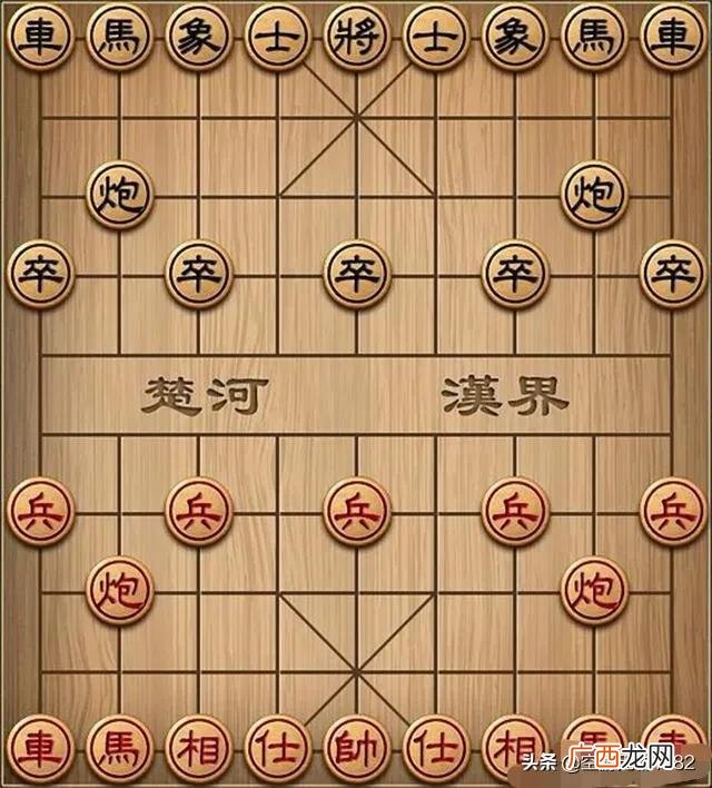 象棋是怎么摆的,国象棋盘怎么摆?