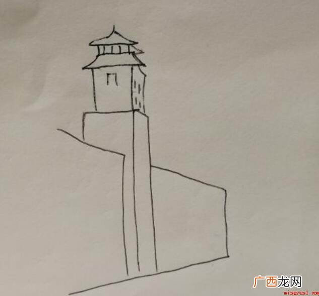 如何绘画古城城墙简笔画 怎么绘画古城城墙简笔画