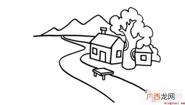 乡村简笔画怎么画的内容 乡村简笔画怎么画