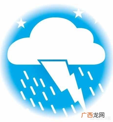 什么是雷雨天气,表示雷雨的天气符号是？