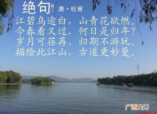 《绝句二首·其一》的诗意是什么