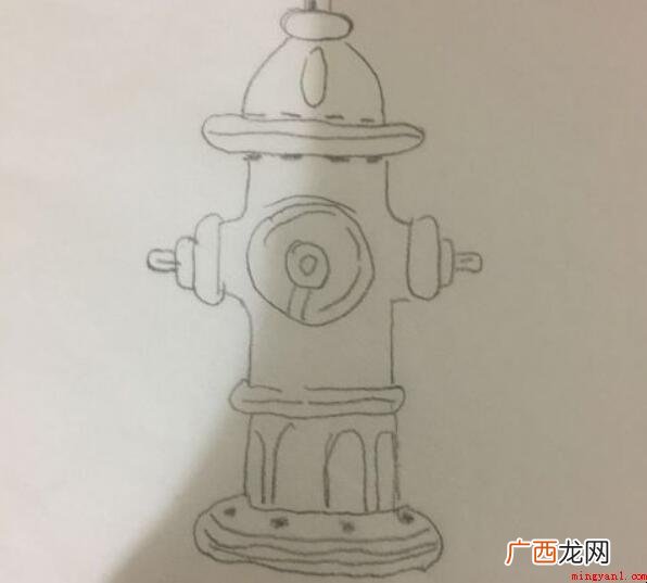 如何画消防栓简笔画