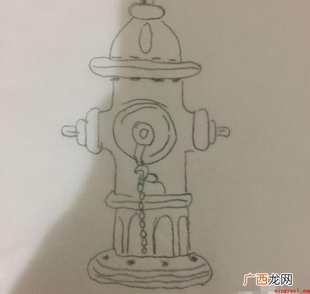 如何画消防栓简笔画