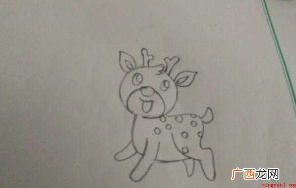 梅花鹿简笔画怎么画 画法简介 梅花鹿简笔画怎么画