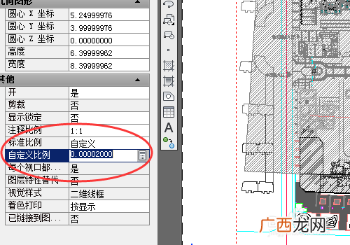cad怎么查看布局中的视口比例,cad出图打印比例？