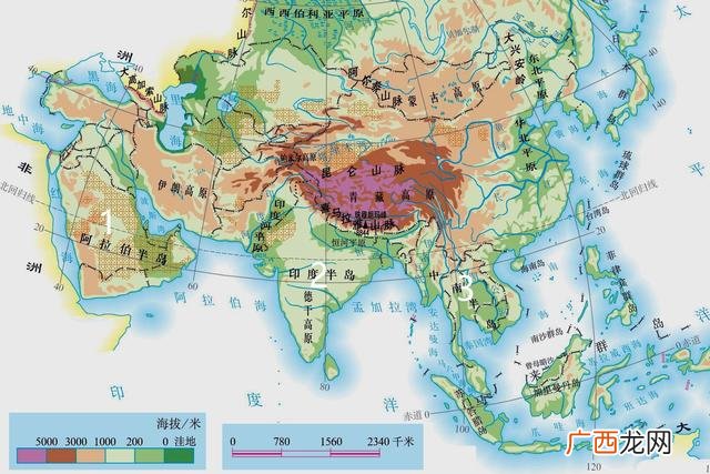 印度在哪个半岛上,印度半岛在地图上哪个位置？