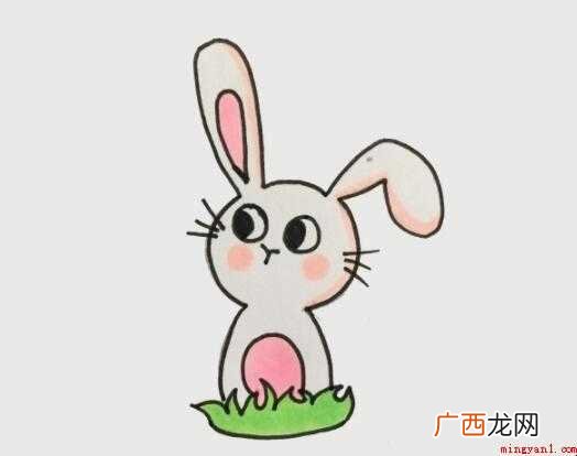小白兔怎么画简单好看