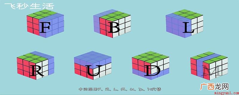 三阶魔方需先记住符号,先将底棱归位,RUR`将底角归位 三阶魔方公式