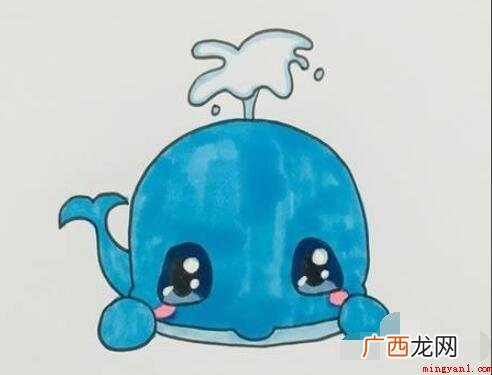 蓝鲸怎么画好看?蓝鲸画法简介 蓝鲸怎么画好看