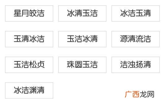 净可以组什么成语,代表洁净的成语？