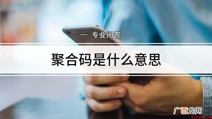 聚合码是什么意思