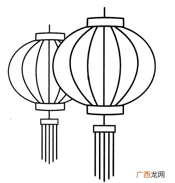 灯笼怎么画,小灯笼简笔画怎么画？